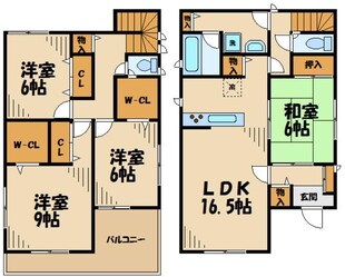 クレイドルガーデン相模原市南区当麻第12　の物件間取画像